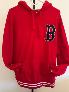 Tailgate Boston Red Sox Red Hooded Sweatshirt